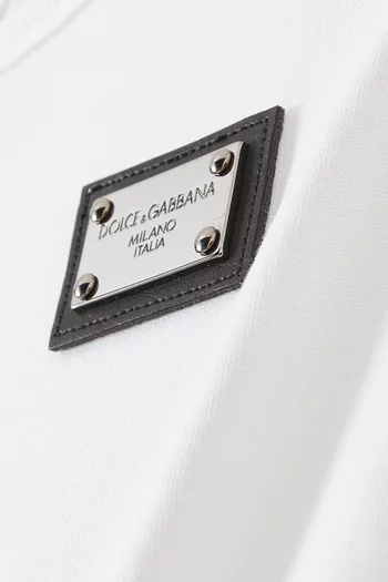 Logo Tag T-shirt in Cotton Jersey