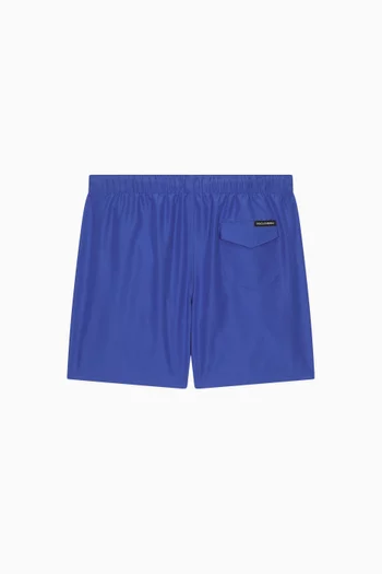 Logo-print Swim Shorts in Technical Fabric