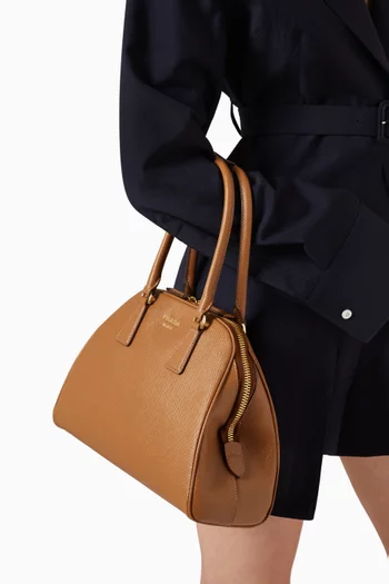 Medium Shoulder Bag in Saffiano Leather