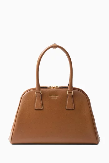 Medium Shoulder Bag in Saffiano Leather