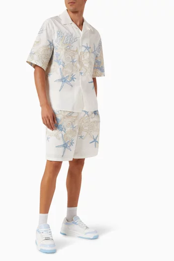 Barocco Sea Shirt in Cotton Poplin