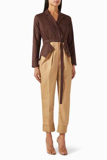 Nancy Deconstructed Jumpsuit in Terry Rayon