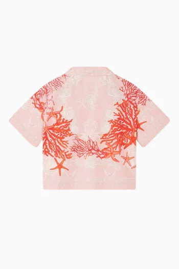 Barocco Sea Shirt in Cotton Poplin