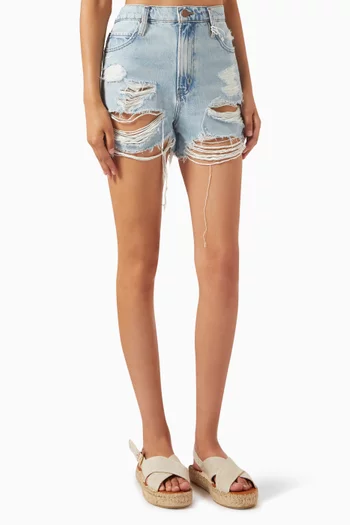 The Vintage Relaxed Shorts in Denim