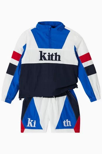 Turbo Track Shorts in Nylon-blend
