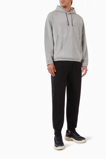 EA Logo Hoodie in Double-jersey