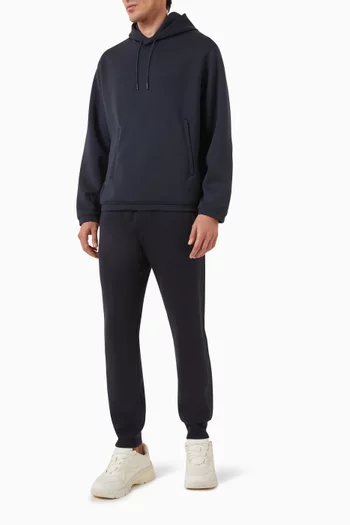 EA Logo Hoodie in Double-jersey
