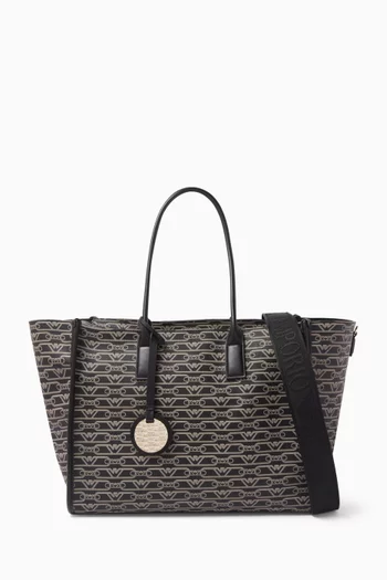 Medium Monogram Logo Tote Bag