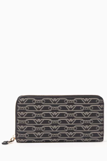 Monogram Zip-around Wallet