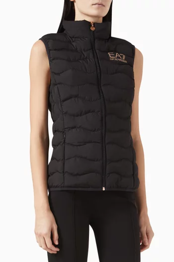 EA7 Logo Down Vest