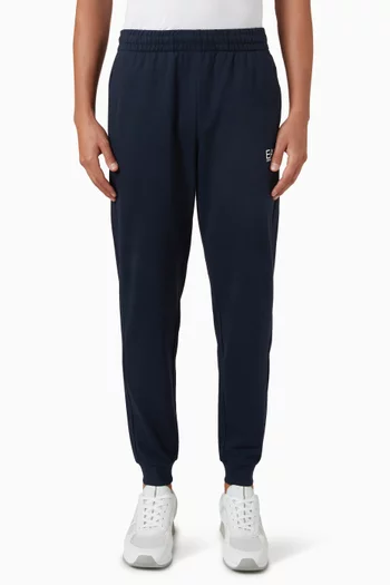 EA7 Logo Sweatpants in Cotton