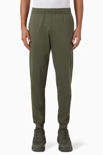 EA7 Logo Sweatpants in Cotton