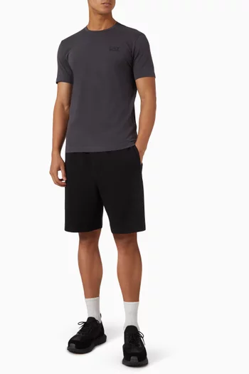 EA7 Logo T-shirt in Cotton