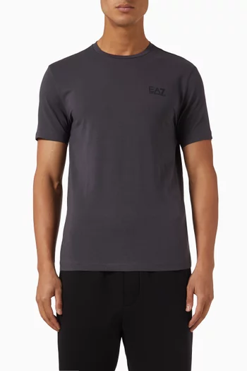 EA7 Logo T-shirt in Cotton