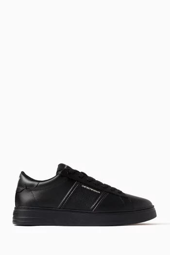 Emporio armani black shoes shop