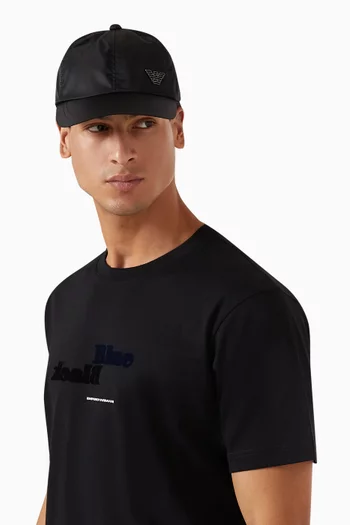 Logo Baseball Cap in Nylon