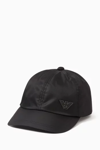 Logo Baseball Cap in Nylon