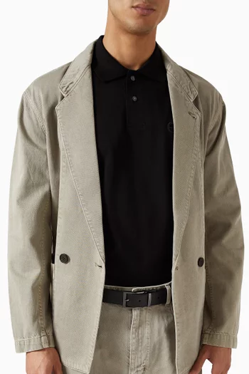 Reversible Belt in Leather