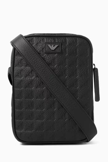 Tech Crossbody Bag in Leather