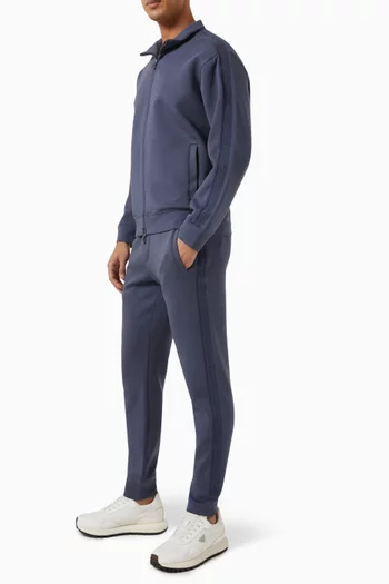 Tape Zip Jacket in Double-jersey
