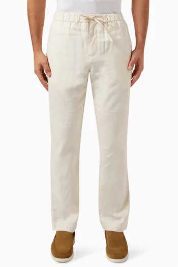 Oscar Chino Pants in Linen-blend