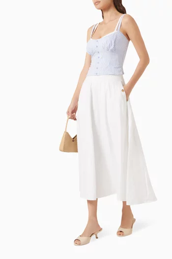 بلوزة ألاني بكشكش 