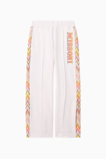 Zigzag Pattern Sweatpants