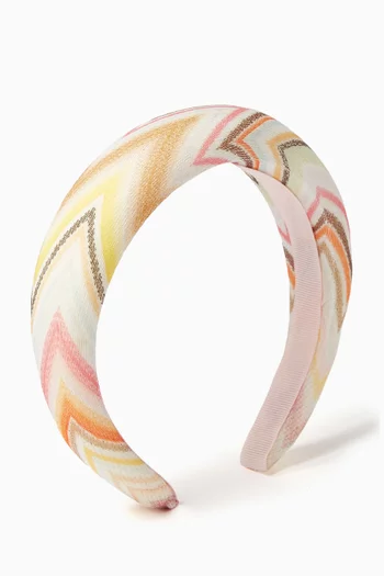 Zigzag-print Headband