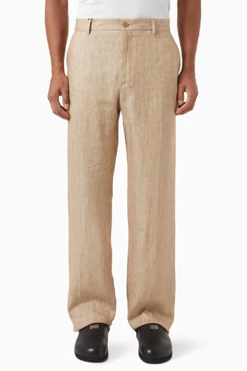 Classic Pants in Linen Twill