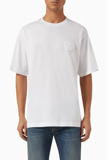 Heraldic DG Logo T-shirt in Cotton