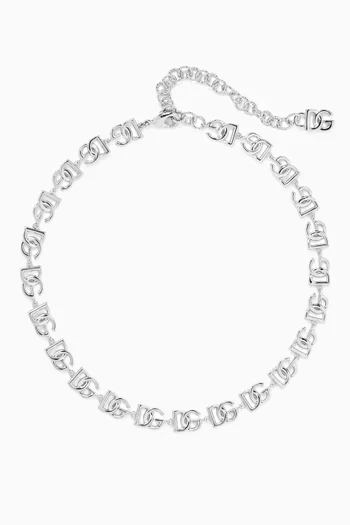 DG Logo Necklace in Metal