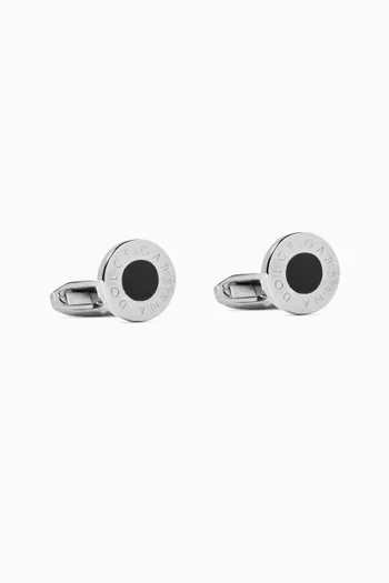 Logo Cufflinks in Metal