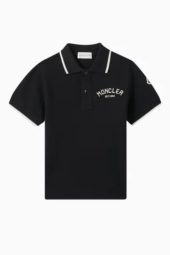 Logo Applique Polo Shirt