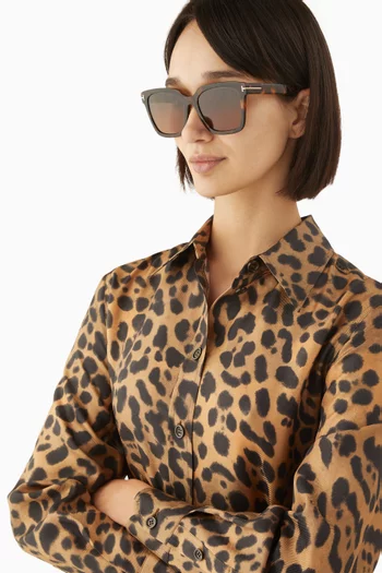 Square Sunglasses in Acetate