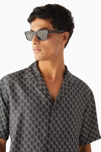 Square Sunglasses in Recycled Acetate