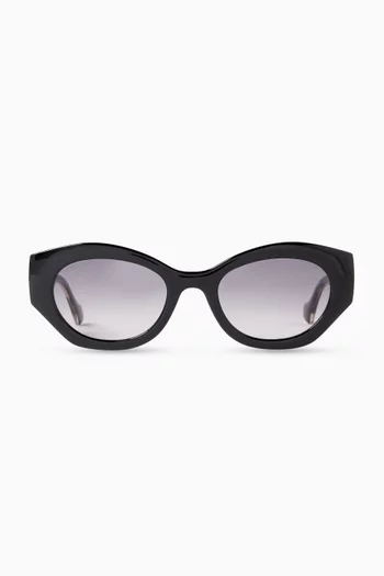 Round Sunglasses in Acetate