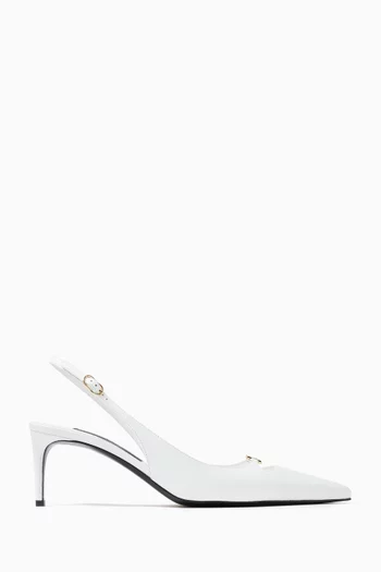 Lollo 60 Slingback Pumps in Leather