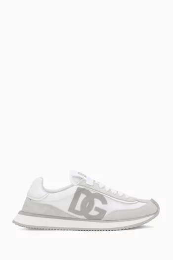 DG Cushion Low-top Sneakers in Suede & Mesh