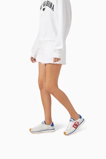 DG Cushion Low-top Sneakers in Suede & Mesh