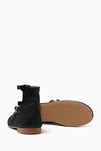 Gabi Ballerinas in Leather