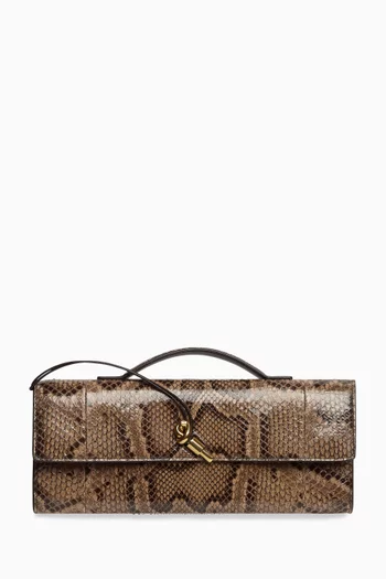 Long Clutch Andiamo in Python Leather