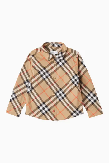 Owen Check Shirt in Cotton