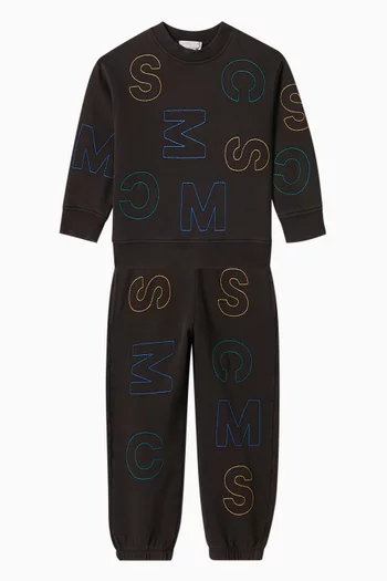 Logo Tracksuit Set in Cotton