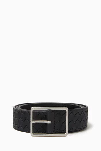 Piccolo Belt in Intrecciato Calfskin