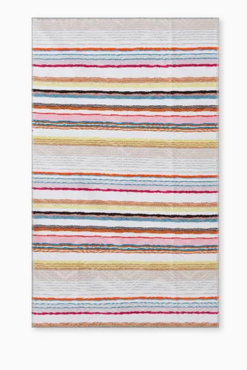 Moonshadow Striped Bath Towel in Cotton