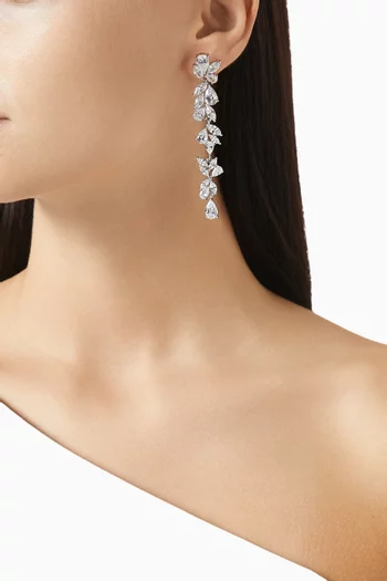 Fallen Leaf Earrings in Sterling Silver