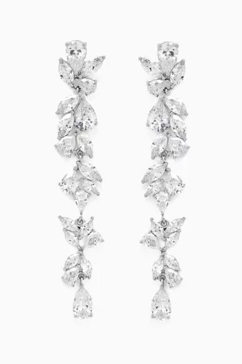 Fallen Leaf Earrings in Sterling Silver