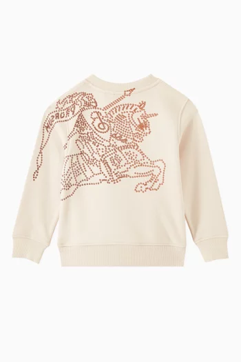 Equestrian Knight Sweatshirt in Organic Cotton