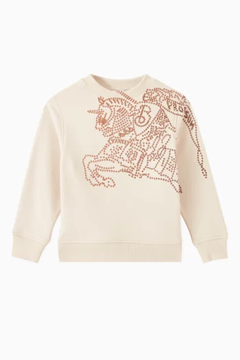 Equestrian Knight Sweatshirt in Organic Cotton