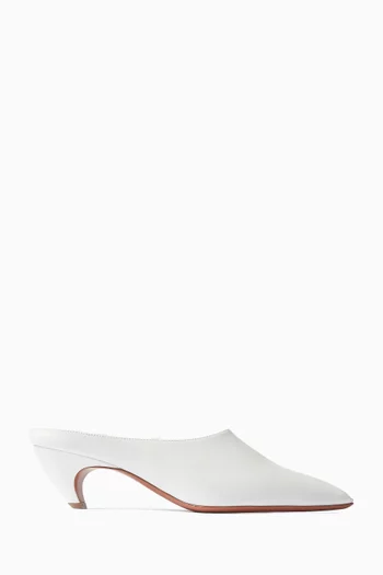 Low 55 Mules in Smooth Leather